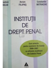 Costica Bulai - Institutii de drept penal (Editia: 2006) foto