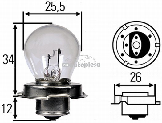 Bec Hella S3 12V 15W 8GA 008 899-121