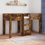 vidaXL Pat Etajat pentru Copii Stejar fumuriu 75 x 190 cm 3410471