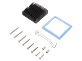 Radiator extrudat negru 45x45x14.5mm