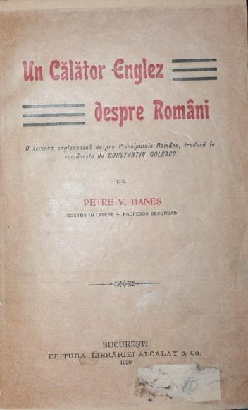 UN CALATOR ENGLEZ DESPRE ROMANI - teza de doctorat !, 1920