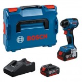 Bosch GDR 18V-220 C masina de insurubat cu impact 18V, 220Nm + 2xacumulatori 5Ah + incarcator GAL 18V-40 + L-Boxx - 4053423250374