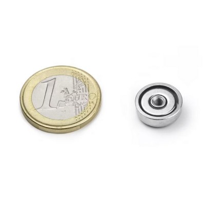 Magnet neodim oala &amp;Oslash;13 mm, cu filet interior M3, putere 3 kg foto