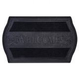 Covor Intrare, Actual Investing, model Welcome, 75x45 cm, Negru