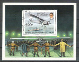 Congo 1977 Aviation, perf. sheet, used R.027, Stampilat