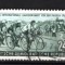 GERMANIA (DDR) 1954 &ndash; SPORT. CICLISM, TIMBRU STAMPILAT, F135