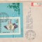 1985 Romania, Plic circulat colita dt Anul European al Ocrotirii Naturii LP 1005