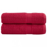 VidaXL Prosoape de baie premium SOLUND 2 buc 100x150 cm 600 gsm