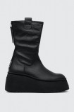 Cumpara ieftin Steve Madden cizme de piele Pointer femei, culoarea negru, toc pana, SM11002058