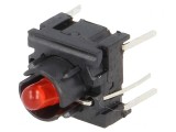 Micro&icirc;ntrerupător TACT SPST-NO 0.05A 24V THT