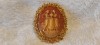 BROSA unica CAMEE pe scoica cu 2 GRATII manopera EXCEPTIONALA 1900 FRANTA superb, Alama