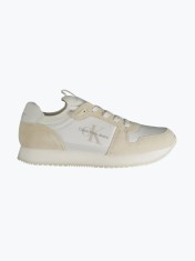 Sneakers barbati, Runner Sock Laceup Ny-Lth W, YM0YM00553, Alb, 40