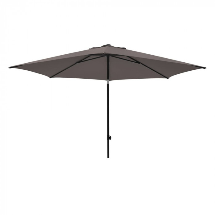 Madison Umbrelă de soare &quot;Elba&quot; 300 cm, gri taupe