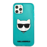 Cumpara ieftin Husa Karl Lagerfeld Choupette Head pentru iPhone 12 Pro Max Albastru
