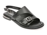 Sandale GRYXX negre, 8951C55, din piele naturala