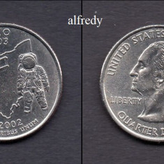 SUA 2002 Quarter, 25 Centi, Ohio, D