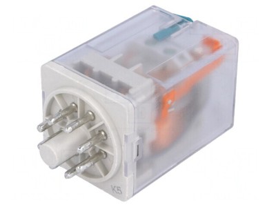 Releu Electromagnetic DPDT 110VDC 20A foto