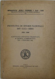 INSTITUTUL DE ISTORIE NATIONALA DIN CLUJ - SIBIU 1920 - 1945 , ACTIVITATEA STIINTIFICA PREZENTATA IN SEDINTA COMEMORATIVA DIN 4 FEBRUARIE