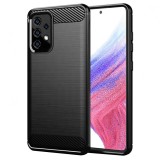 Husa Samsung Galaxy A53 5G Techsuit Carbon Silicone, negru