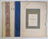 TEATRUL , REVISTA DE TEATRU SI ARTA , ANUL I , NUMERELE I - III *EDITIE INTERBELICA