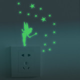 Cumpara ieftin Set of 16 stickere fosforescente - Little fairy glowing sticker