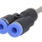 Conector plug-in Y - BLUELINE 0,95-15 bar