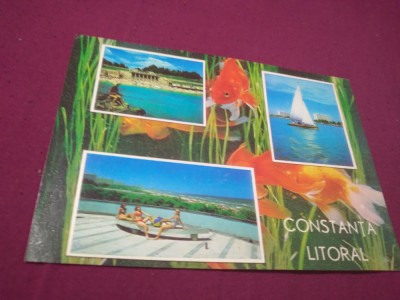 CARTE POSTALA - -CONSTANTA LITORALUL CIRCULATA foto