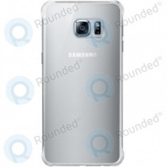 Husa lucioasa pentru Samsung Galaxy S6 Edge+ argintie EF-QG928MSEGWW