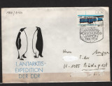 GERMANIA (DDR) 1988 - EXPEDITIE. ARHITECTURA. PLIC CIRCULAT, Y23