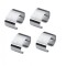 Set 4x Inel servetele din inox, 5x3 cm