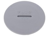 Capac de protecție PG29 poliamidă gri &icirc;nchis 8mm