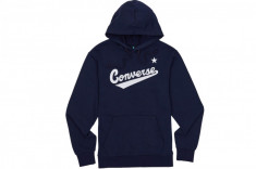 Hanorace Converse Script Hoodie FT 10017675-A04 albastru marin foto