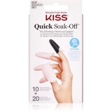 KISS Quick Soak-Off Remover Caps set pentru unghii 30 buc