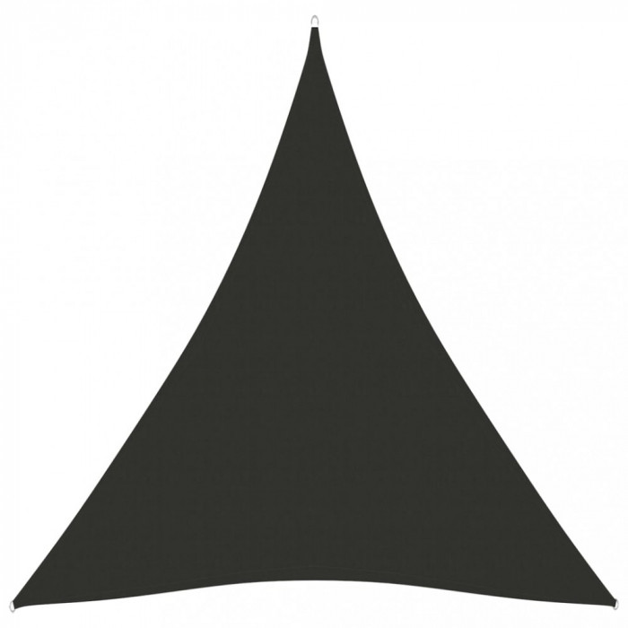 Parasolar, antracit, 4x5x5 m, tesatura oxford, triunghiular GartenMobel Dekor