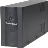 UPS GEMBIRD Line Interactive 650VA/ 390W AVR 2 x socket IEC indicatie status cu LED 1 baterie 12V/7Ah Backup: pana la 8 - 20 min. incarcare: pana la 1