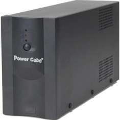 UPS GEMBIRD Line Interactive 650VA/ 390W AVR 2 x socket IEC indicatie status cu LED 1 baterie 12V/7Ah Backup: pana la 8 - 20 min. incarcare: pana la 1 foto