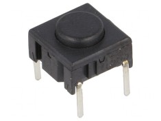 Micro&icirc;ntrerupător TACT SPST-NO 0,05A 24VDC THT