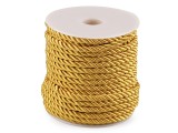 Snur rasucit pentru activitati de lucru manual, auriu, 3 mm x 3.5 m