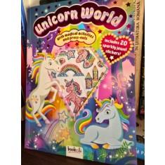Unicorn World - With magical activites and press-outs (Lumea Unicornilor - Cu activitati magice - carte in limba engleza)