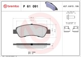BREMBO P 61 091 PRIME LINE set placute frana,frana disc