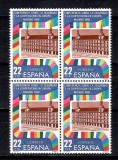 Spania 1980- Conferința pentru securitate și cooperare &icirc;n Europa, Bloc de 4, MNH, Nestampilat