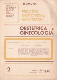 Revista de Obstetrica si Ginecologie, Aprilie-Iunie, 1976 foto