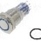 Intrerupator anti-vandalism, ON-(ON), &Oslash;16.2mm, BULGIN, MP0045/1D2BL220S