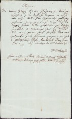 HST A347 Chitanță olografă 1837 limba slovacă filigran stema Ungariei foto