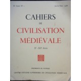 Cahiers Civilisation Medievale NR.1/1966, Universite de Poitiers, Carte Istorie Medievala