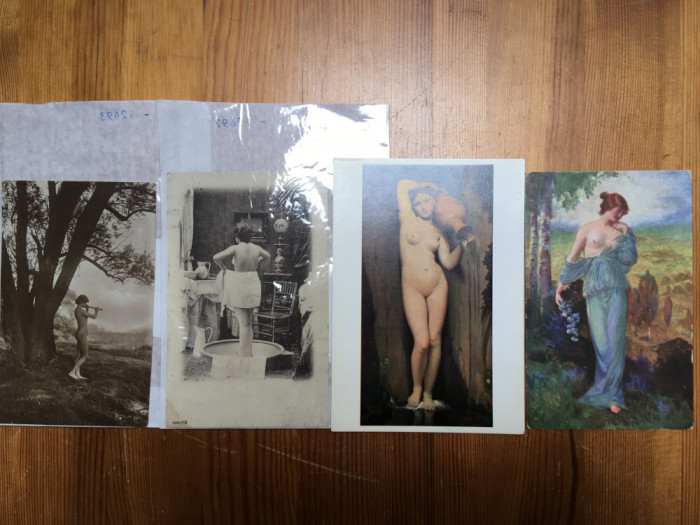Lot 19 cărți poștale erotice/nuduri