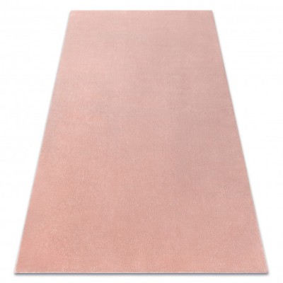 Covor de spalat modern LINDO roz, anti-alunecare, shaggy, 80x150 cm foto