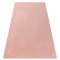 Covor de spalat modern LINDO roz, anti-alunecare, shaggy, 80x150 cm