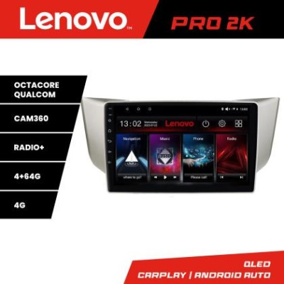 Navigatie Lexus RX 2003-2009 Lenovo Kit- rx-03 8 core QLED 2K 4+64 360 Android Waze USB Navigatie Internet Youtube Radio CarStore Technology foto