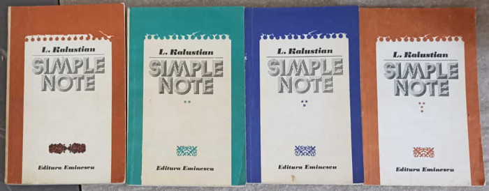 SIMPLE NOTE VOL.1-4-L. KALUSTIAN